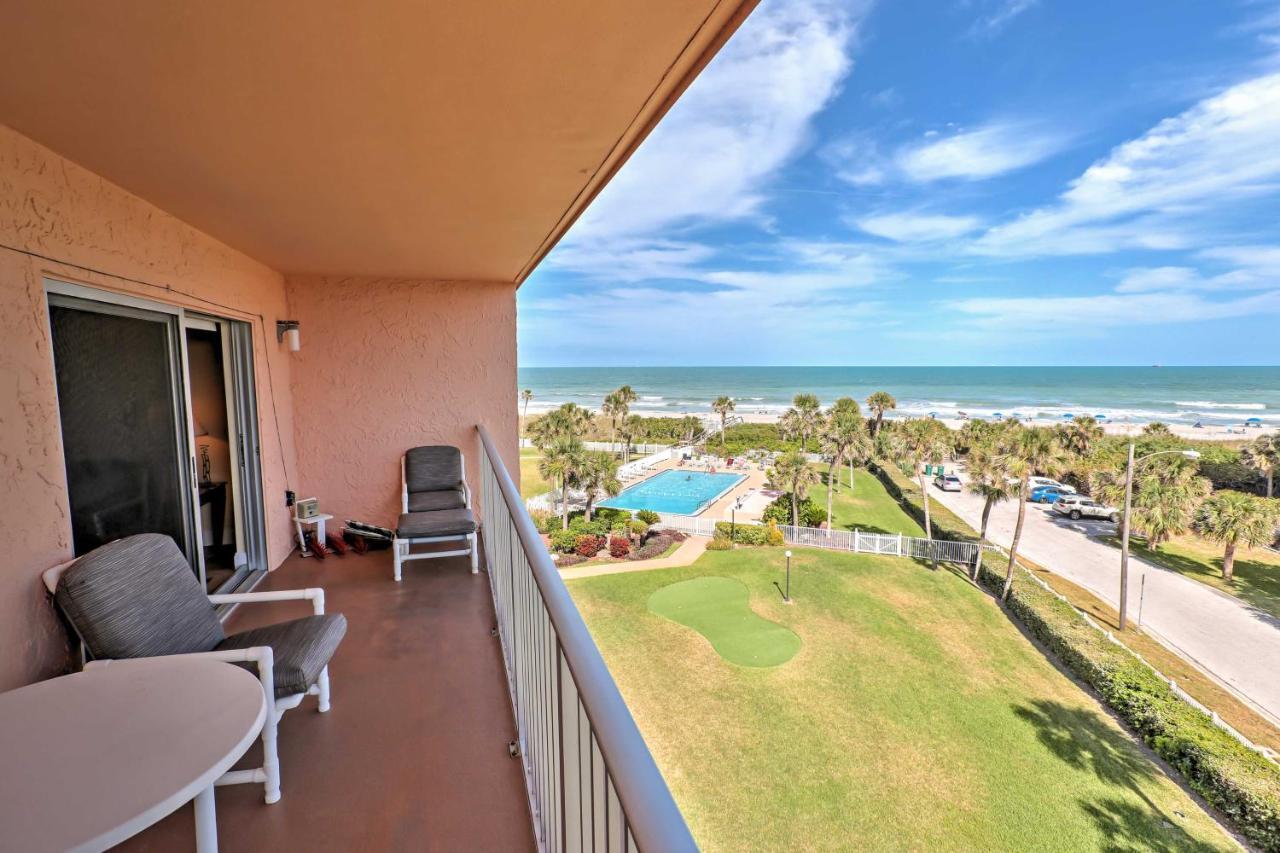 Oceanfront Cocoa Beach Condo With View Walk To Pier Exterior photo